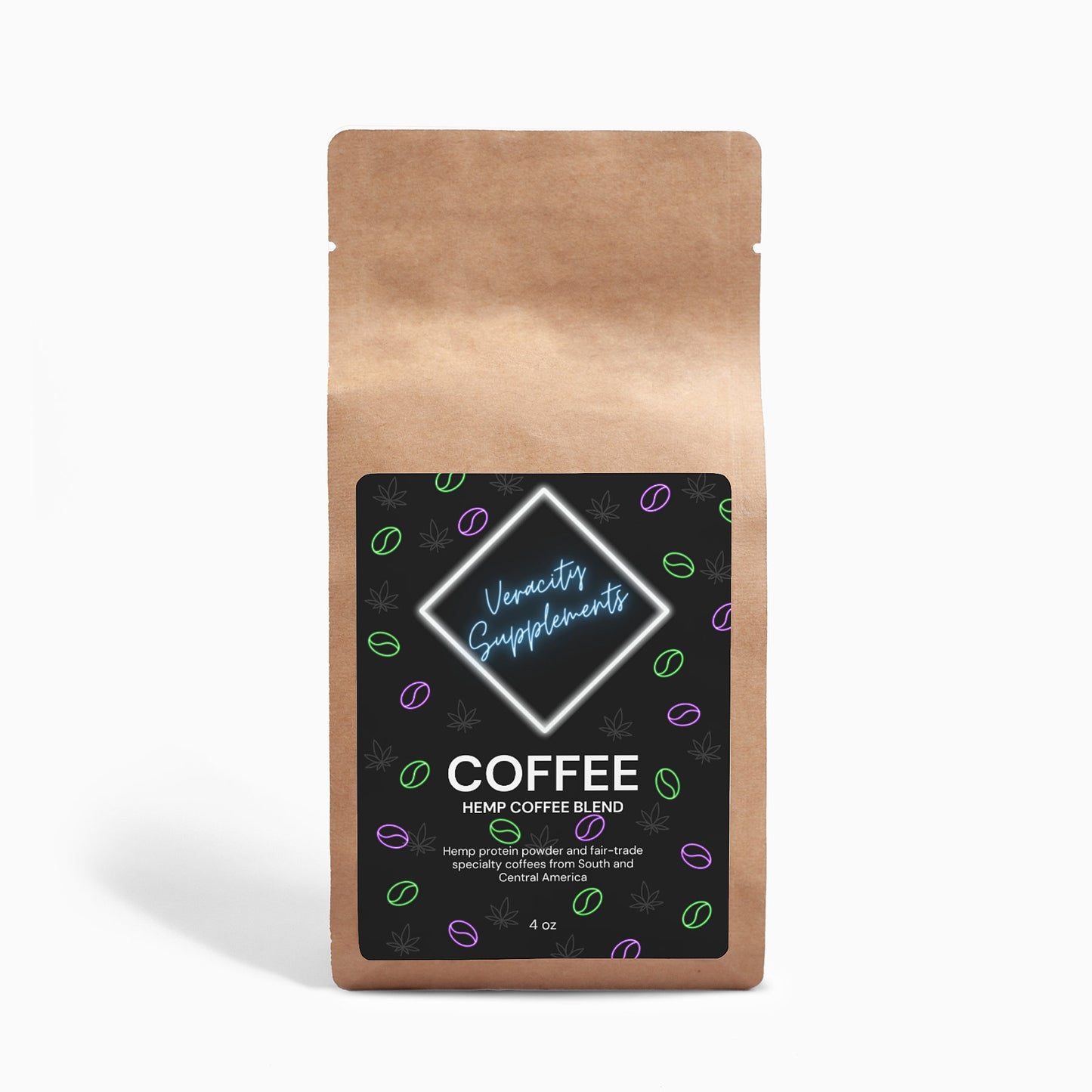 Organic Hemp Coffee Blend - Medium Roast 4oz