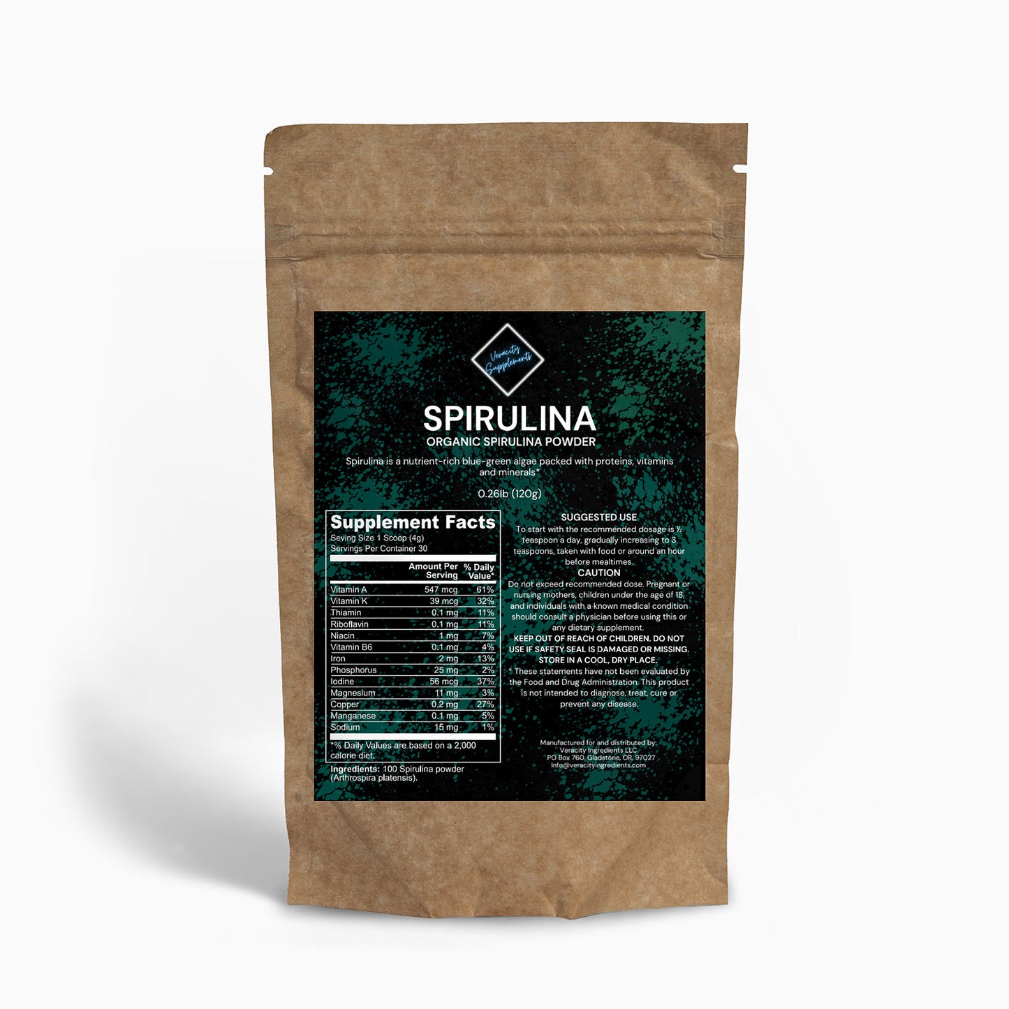 Organic Spirulina Powder